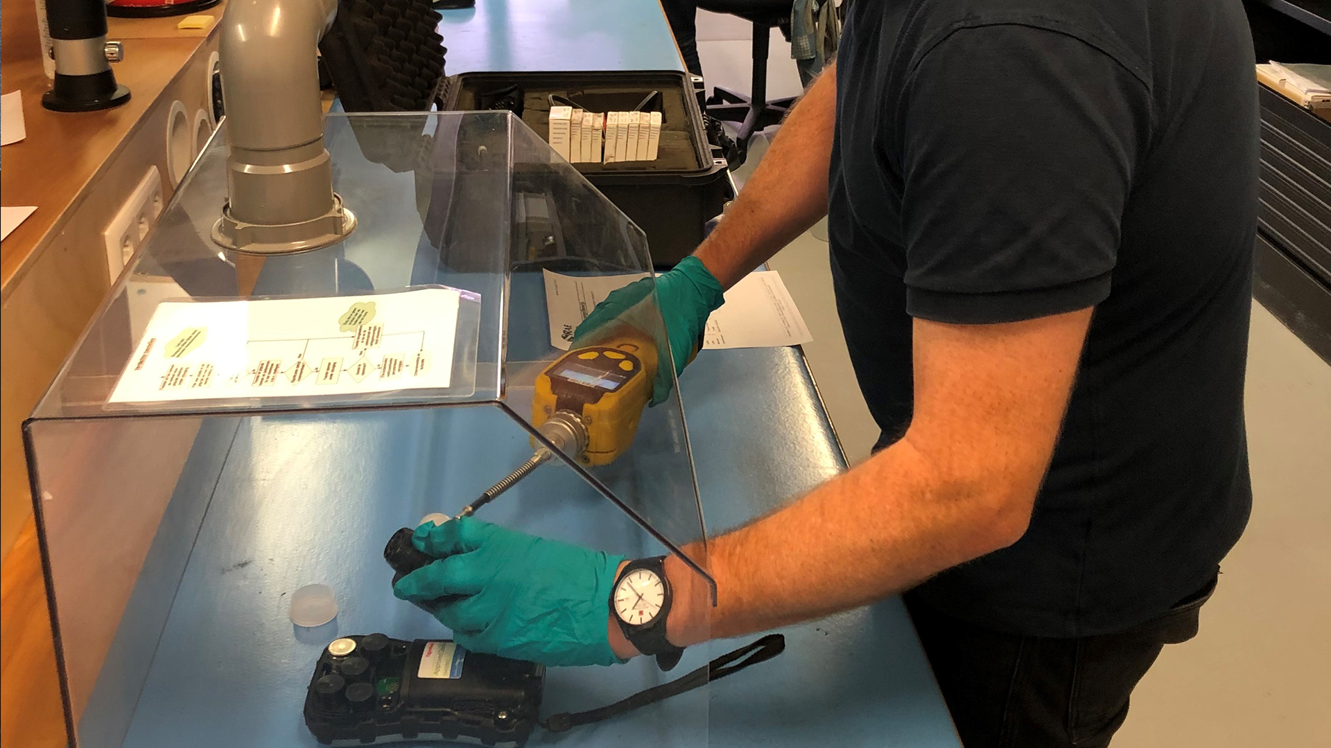 Contaminated instruments need service too